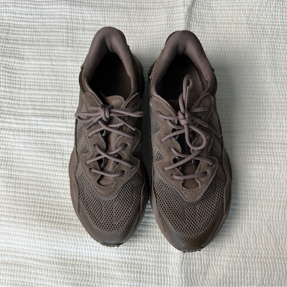 Adidas Brown Athletic Shoes with Cushioned Sole